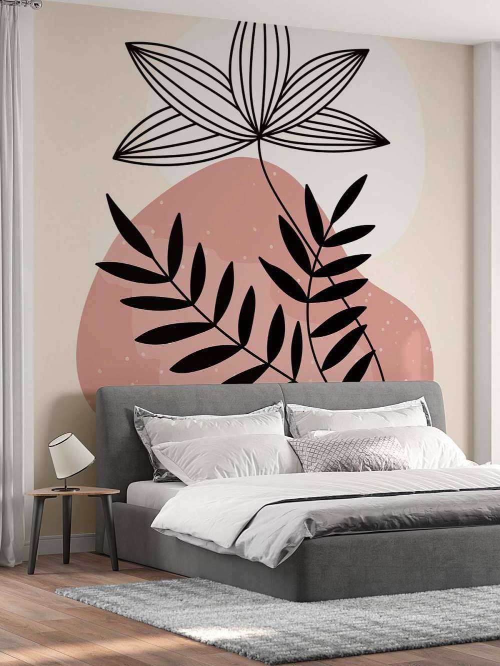 Minimalistische illustratie van planten