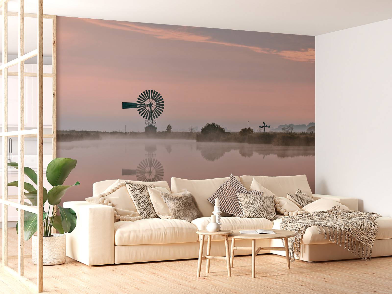 Metal windmill