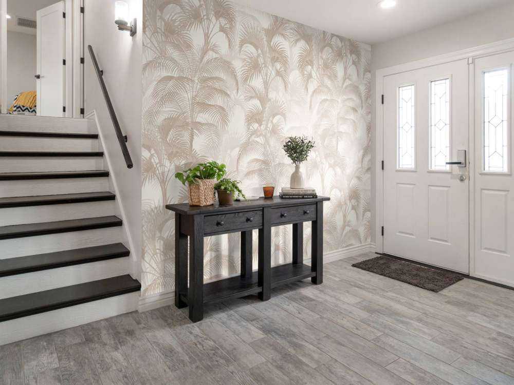 Tropical Vintage Palms - beige