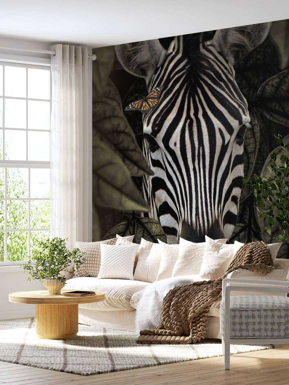 Jungle Zebra Portrait