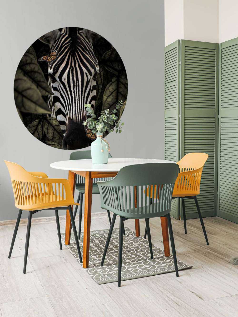 Jungle Zebra Portrait