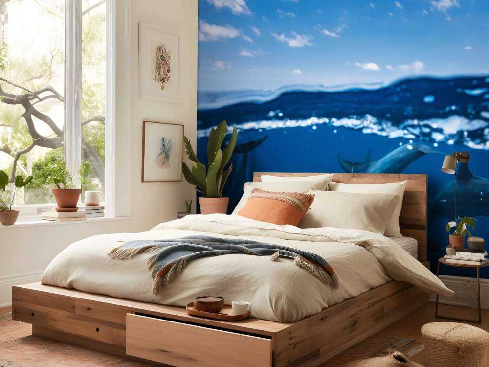 Between air and water with the dolphins