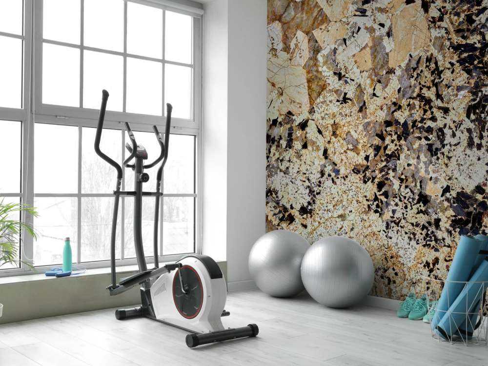 Brown coloured marble