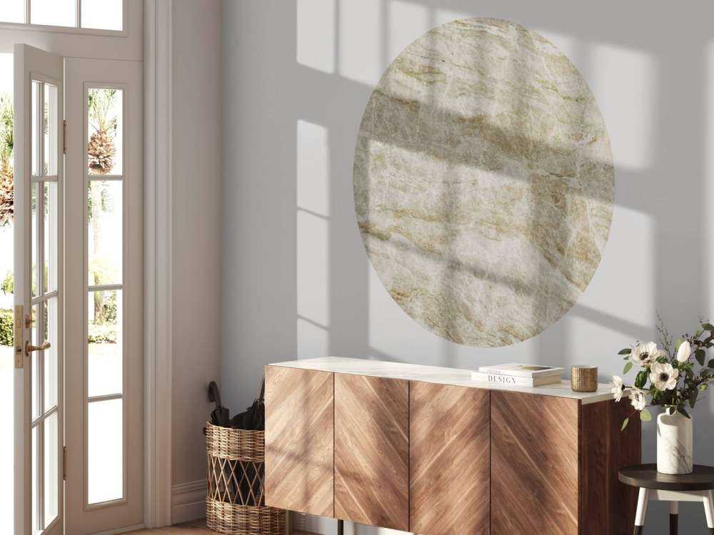 Beige coloured marble