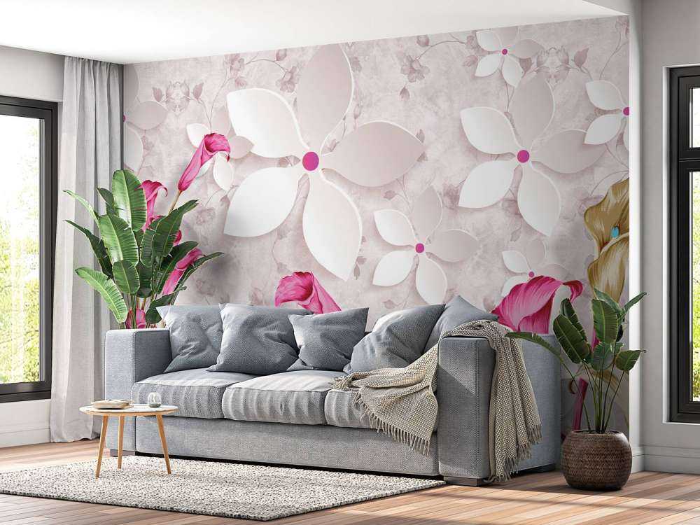 Pink White Flowers