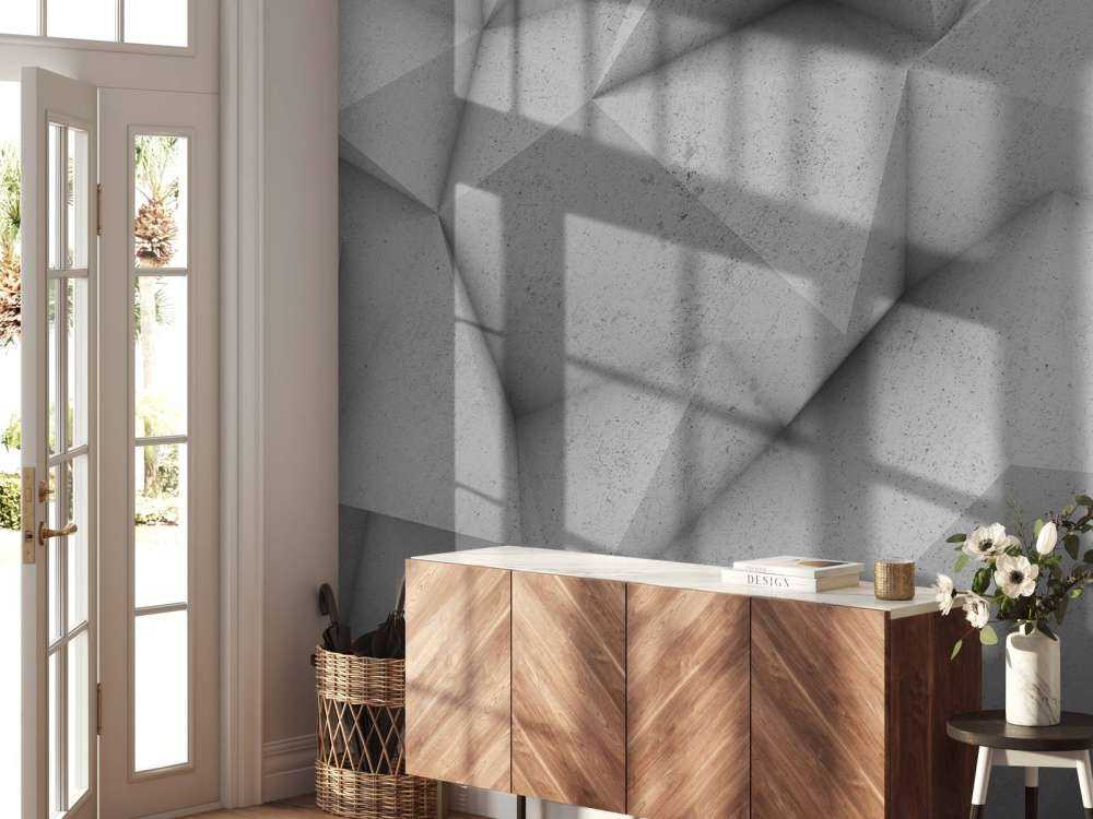 3D angular concrete