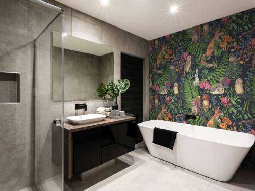 Dark forest pattern