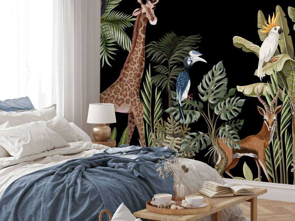 Various jungle animals