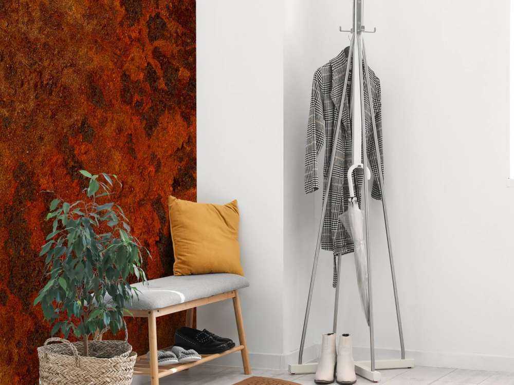 Rust coloured structure