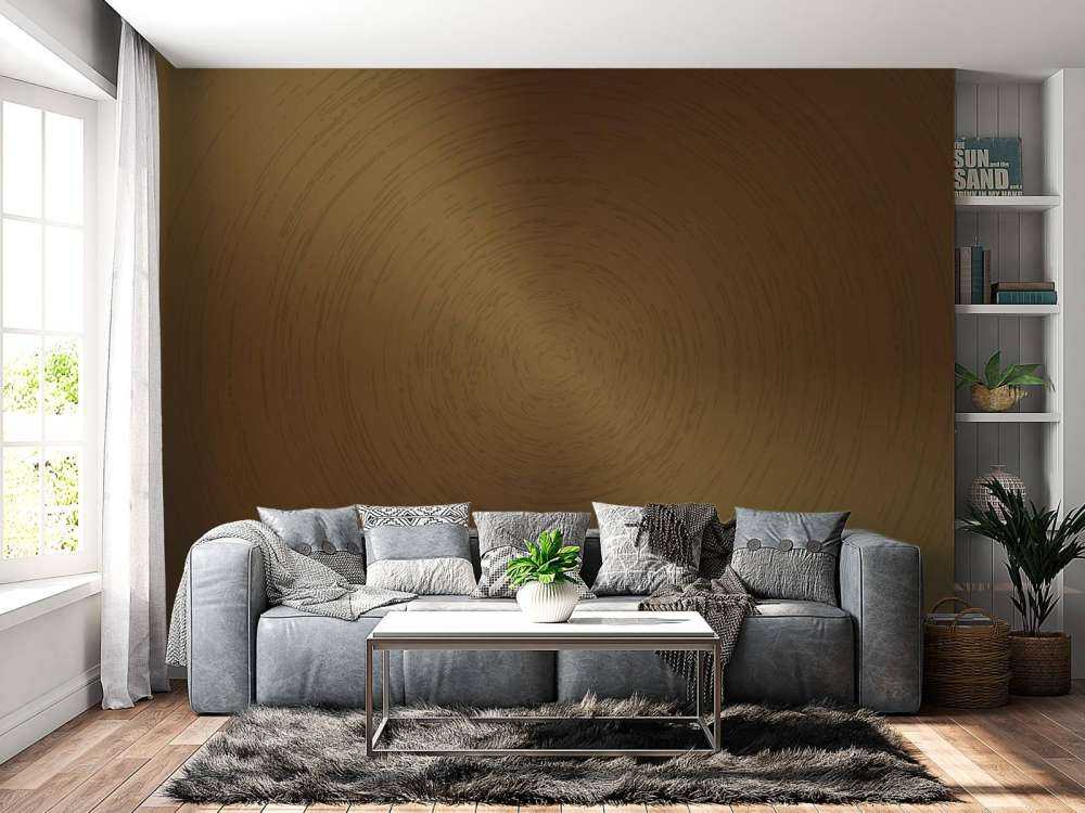 Bronze circular background