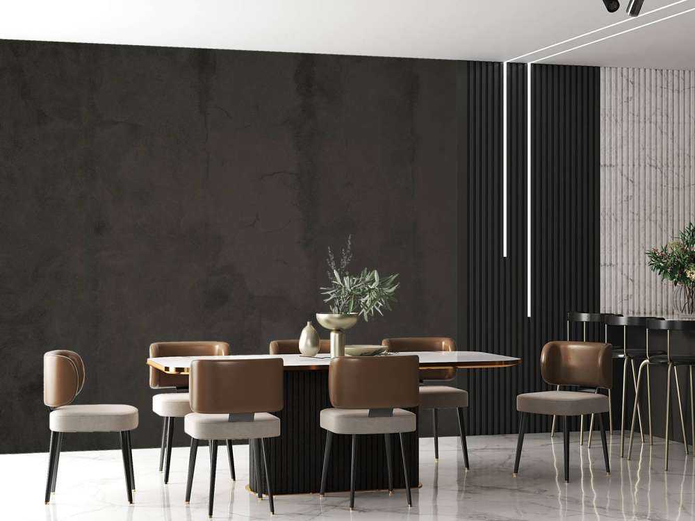 Black-green concrete