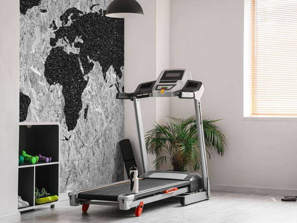 Black world map on white background