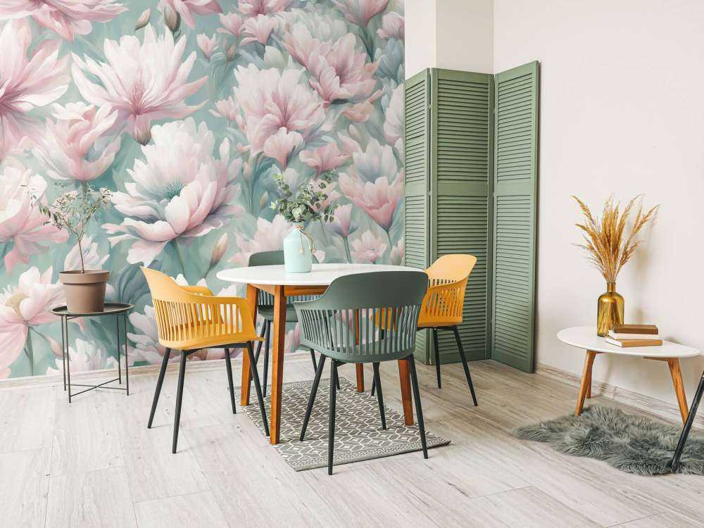 Balmy morning mint green