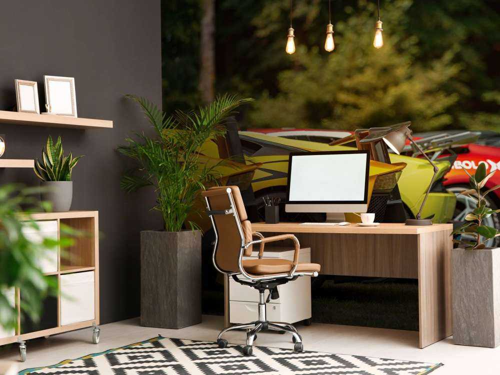 Supercar collection in nature