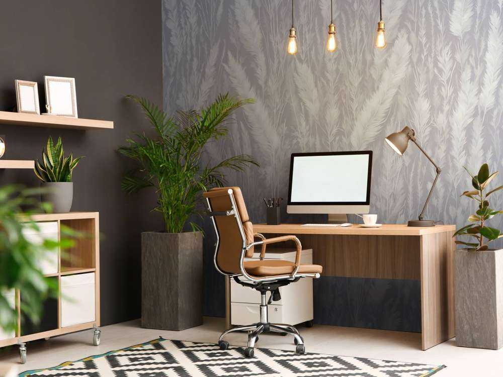 Wall of field grasses - blue