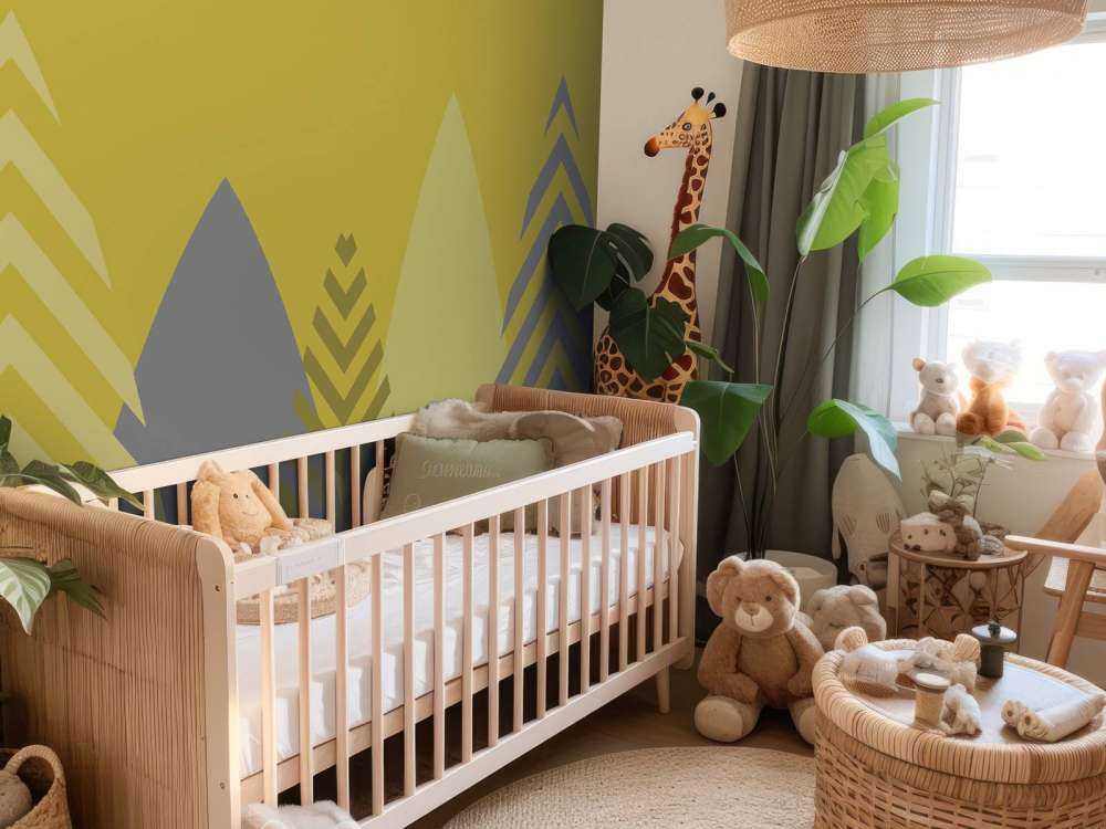 High mountains, yellow