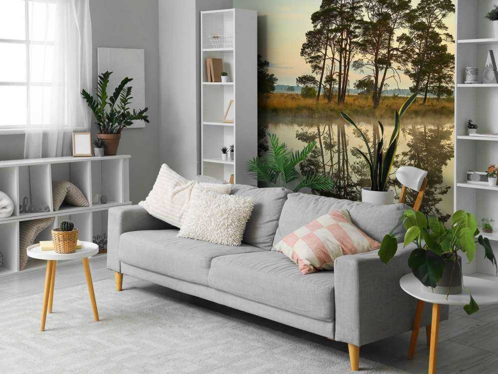 Reflection in woodland veins