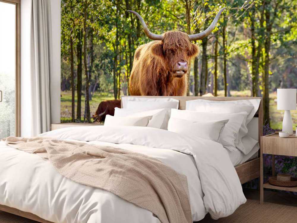 Highlanders in nature reserve