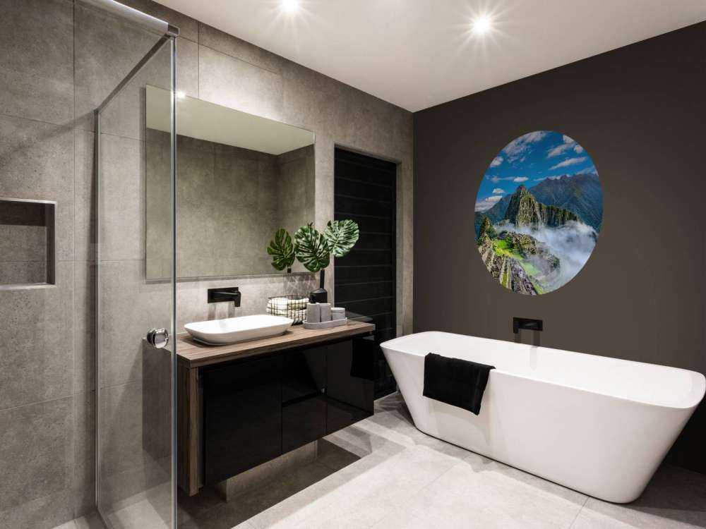 Machu Picchu in the fog