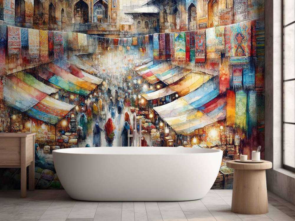 Bazaar's Symphony of Colors