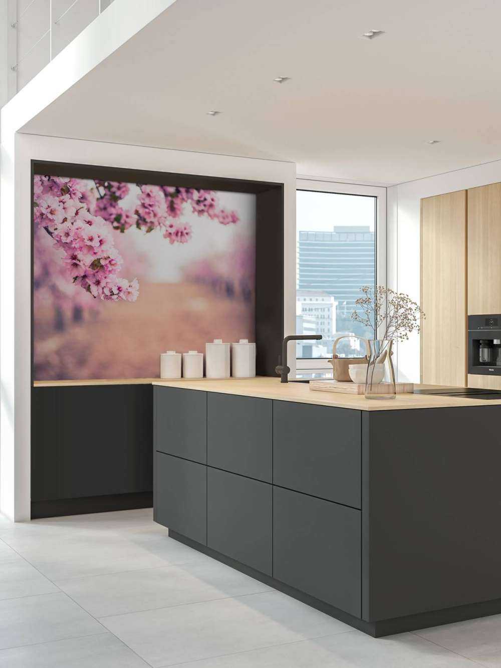 Purple Japanese blossoms