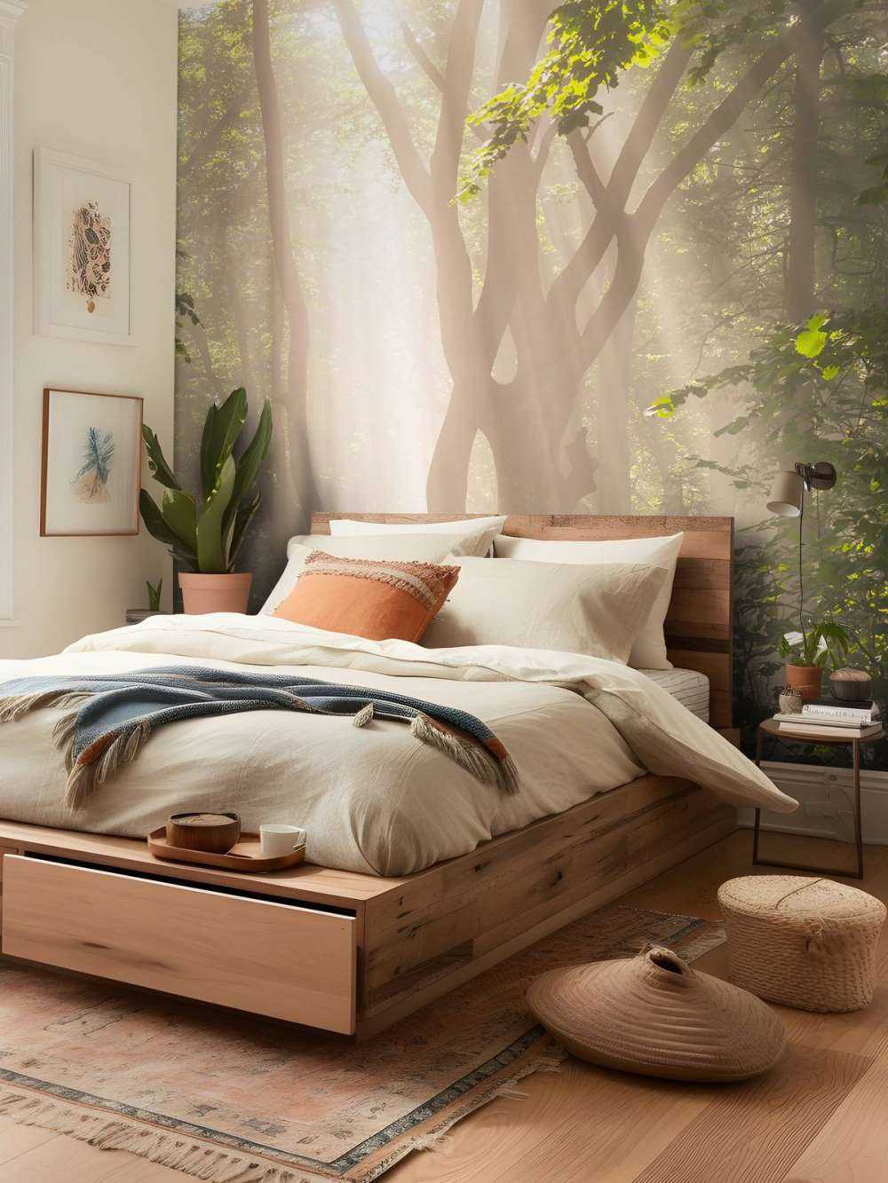 Twisting tree in the forest