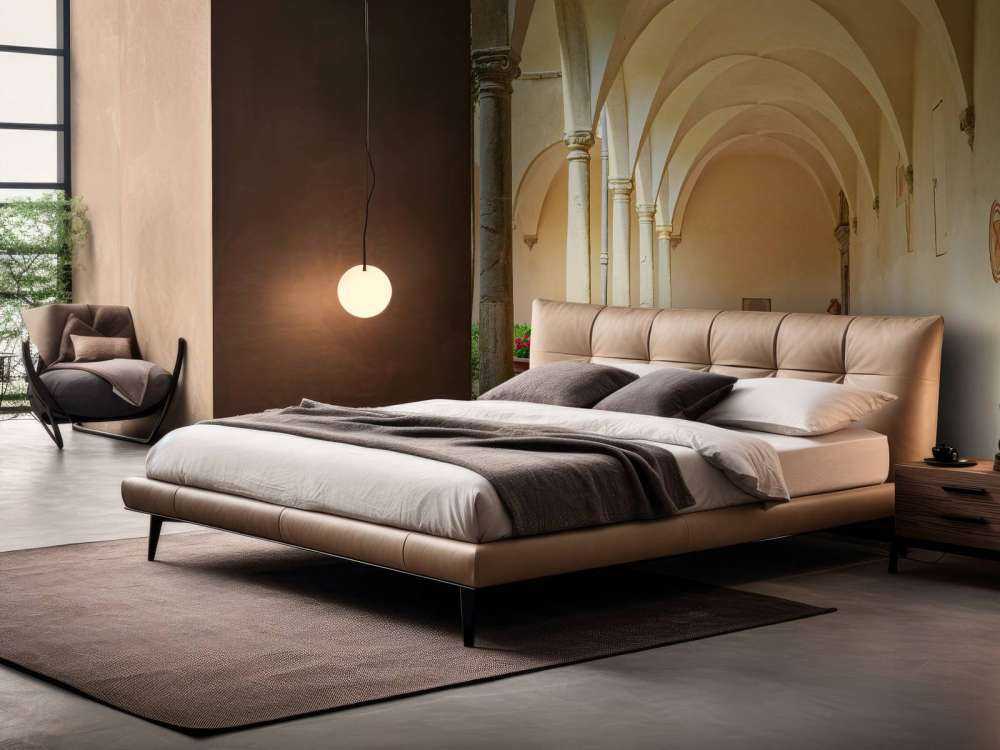 Courtyard with arches and plants