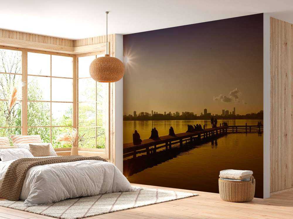 Relaxing at the Kralingse Plas in Rotterdam