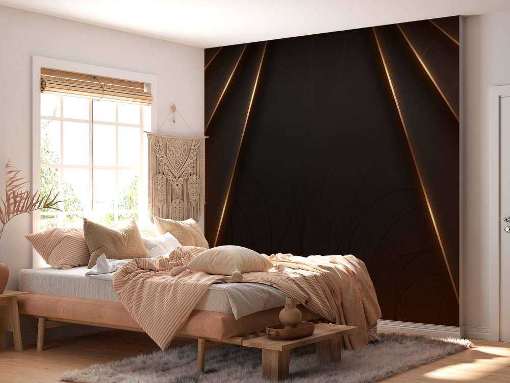 Ornate golden lines