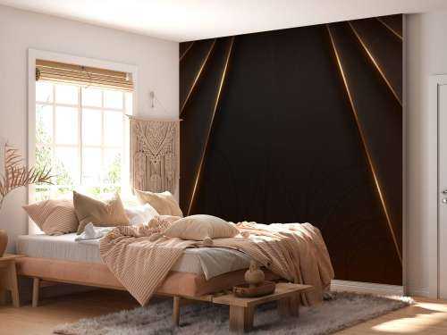 Ornate golden lines