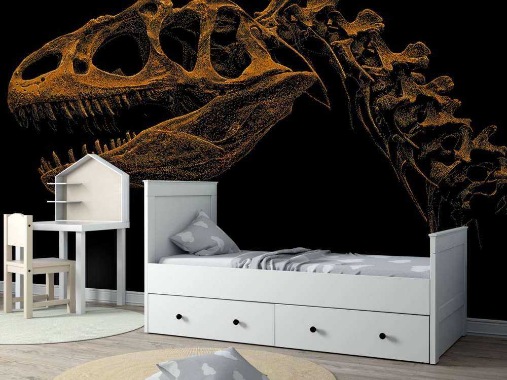 Skeleton of a dinosaur