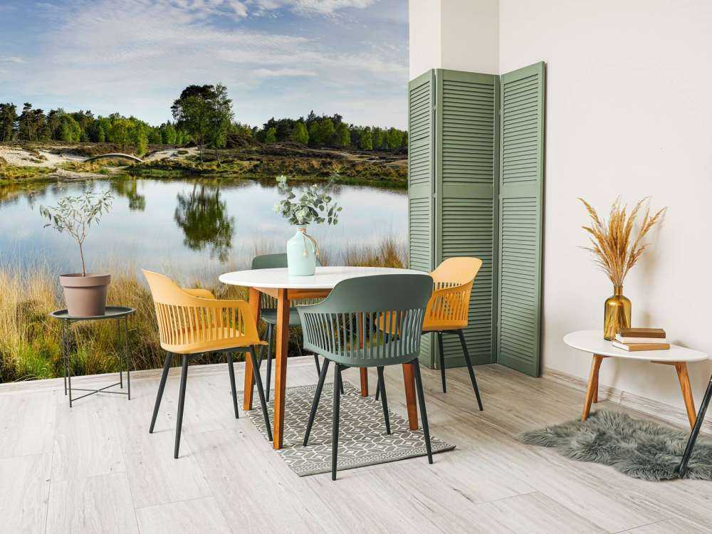 A small forest lake in the heathland area