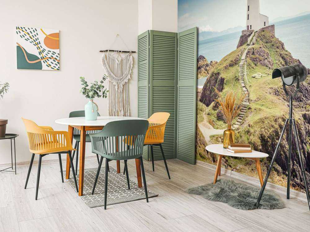 Lighthouse on a rocky outcrop