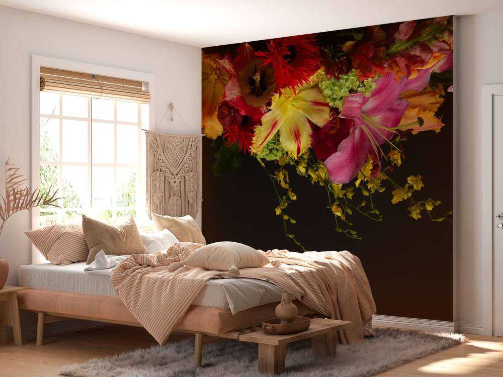 Coloured flowers