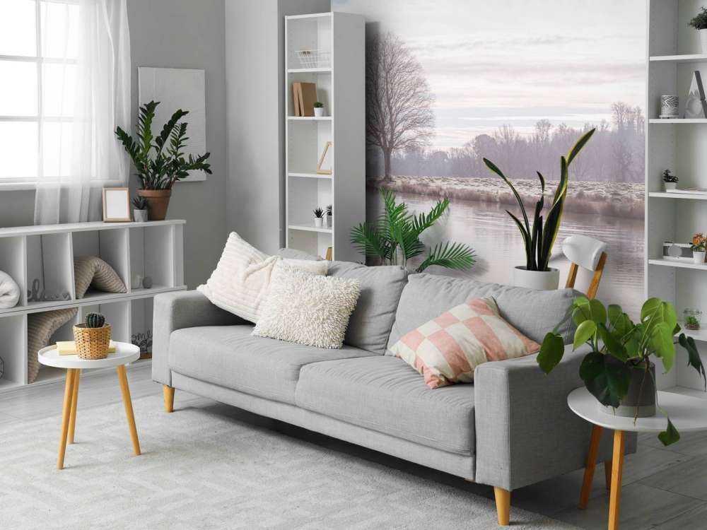 Abandoned winter landscape