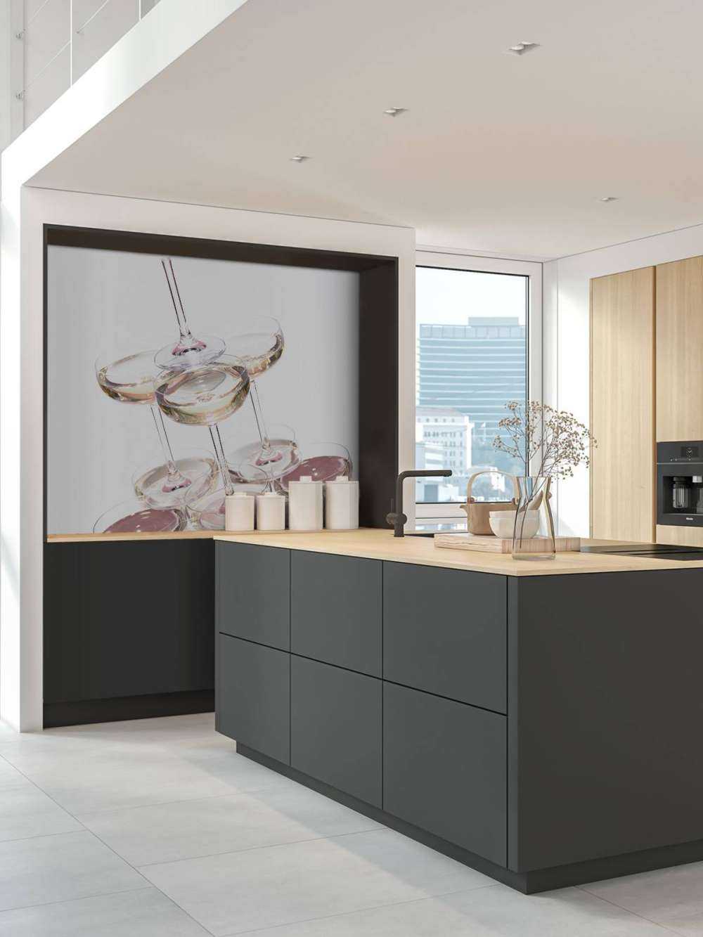 Champagne tower pink