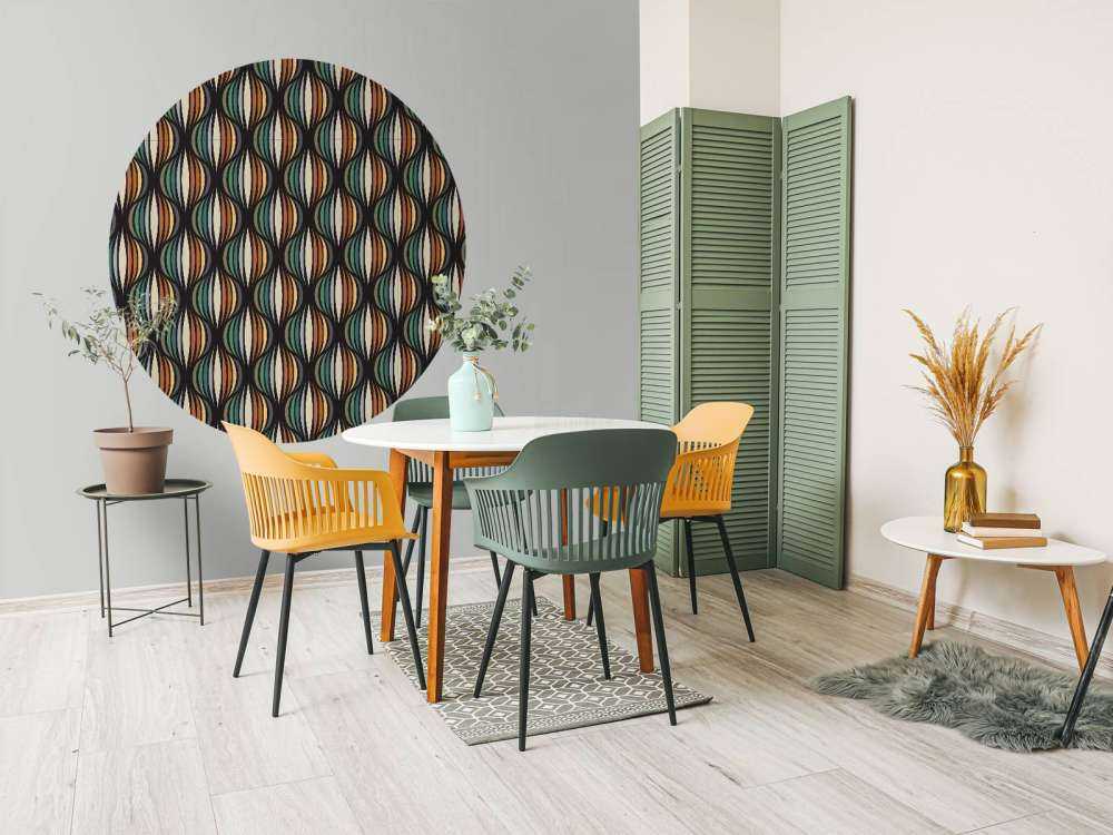 Pattern in retro style