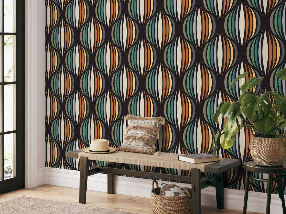 Pattern in retro style