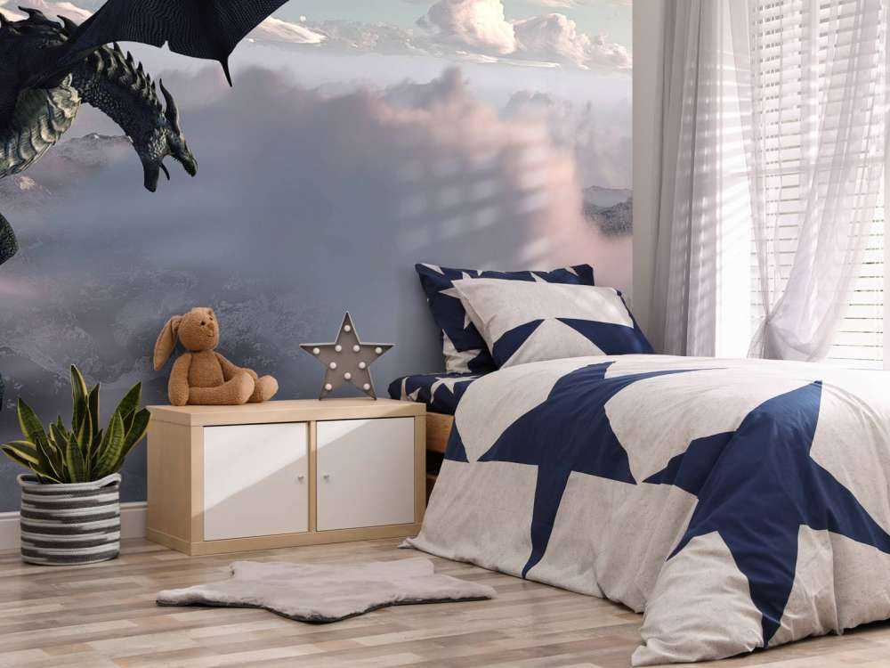 Dragon above the clouds