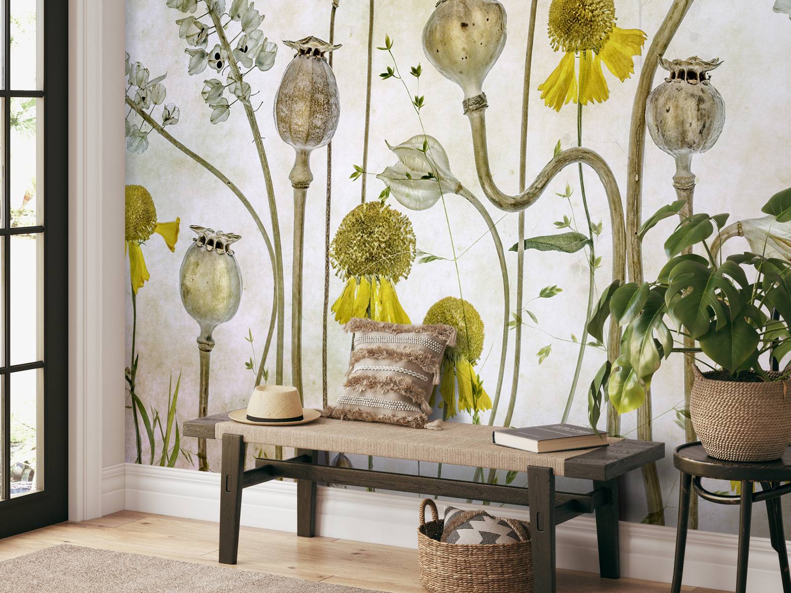 Poppies and Helenium