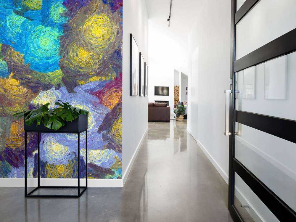 Abstracte bloemen patroon