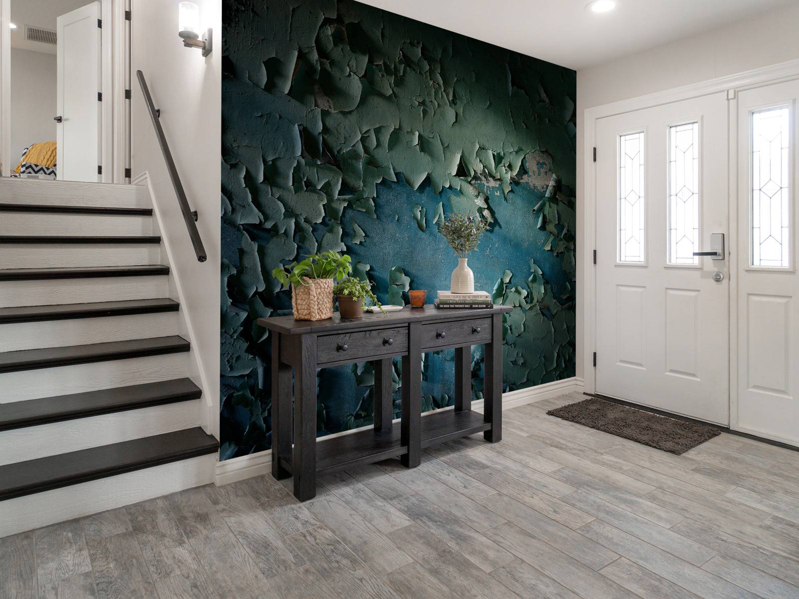 Weathered paint wall