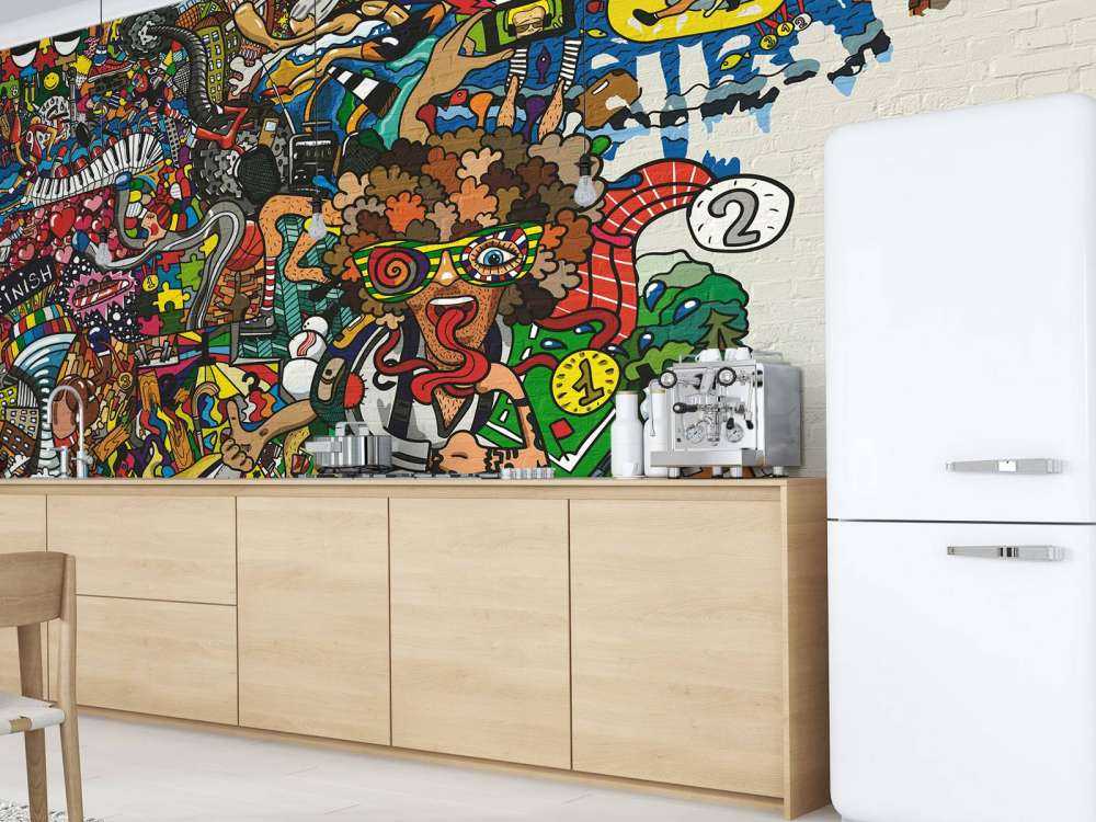Chaotic graffiti