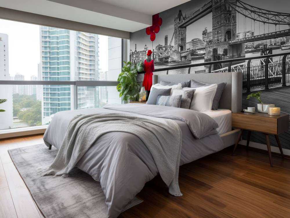 Woman at the tower bridge