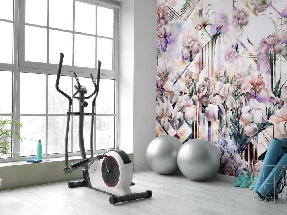 Huge Watercolor Irises Pink