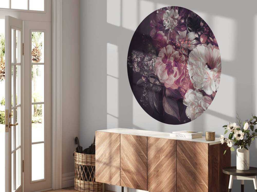 Bouquet with lilac red