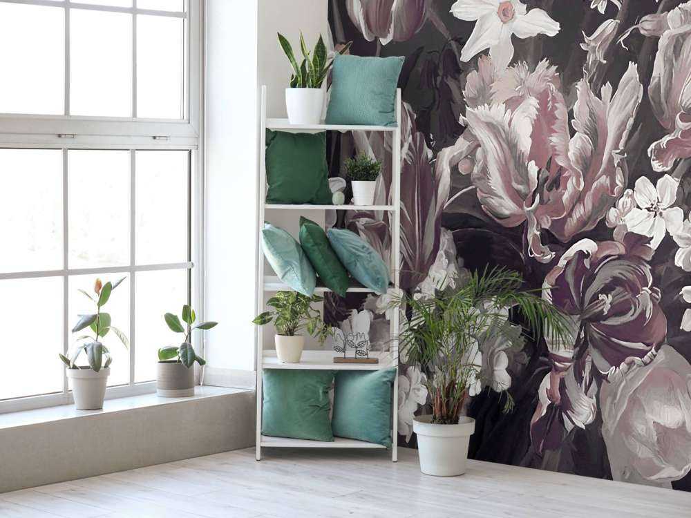 Bouquet with pink peonies