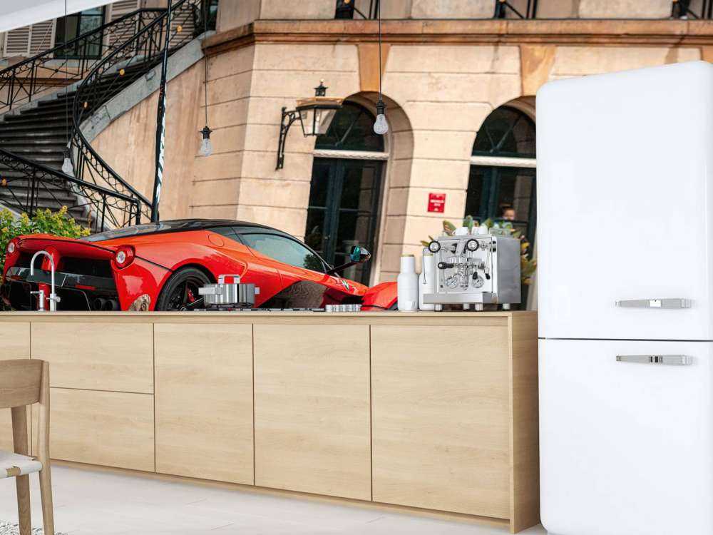 Ferrari laFerrari by luxury villa