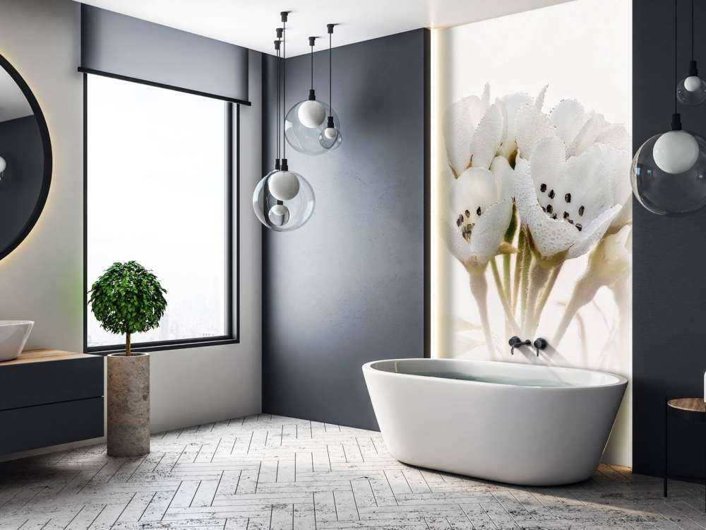 Pear blossom close-up