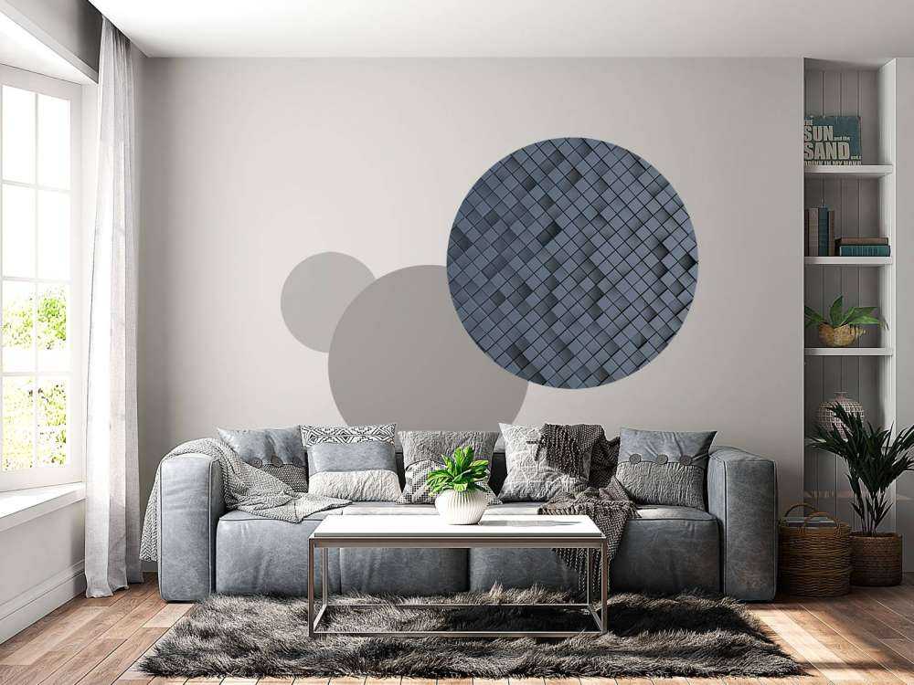 Blue 3D tiles